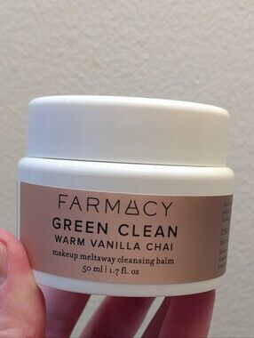 Farmacy Green Clean Warm Vanilla Chai Makeup Meltaway Cleansing Balm